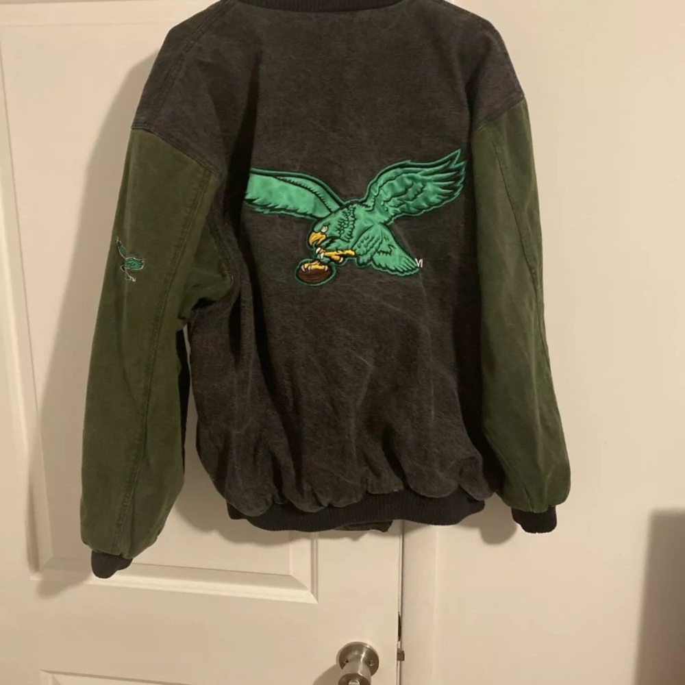 Philadelphia eagles denim jacket